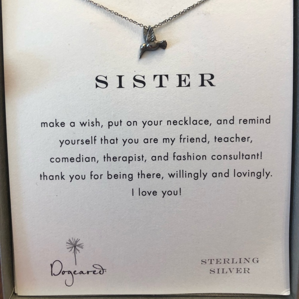 Sister necklace